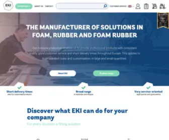 Ekibv.com(The manufacturer of foam rubber) Screenshot