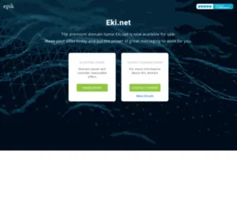 Eki.net(Make an Offer if you want to buy this domain. Your purchase) Screenshot