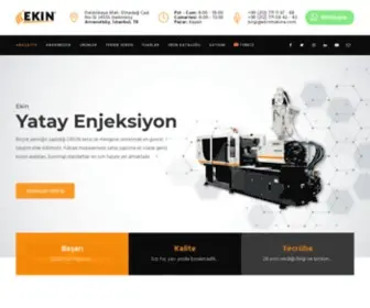 Ekinmakina.com(Plastik Enjeksiyon Makinalar) Screenshot