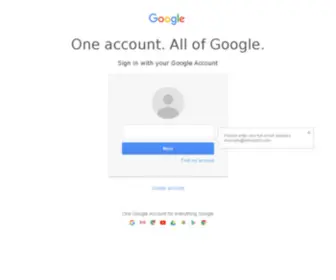 Ekinyazim.com(Google Accounts) Screenshot