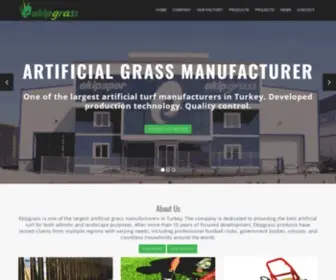 Ekipgrass.net(Turkey`s leading artificial grass manufacturer. Wide product range) Screenshot