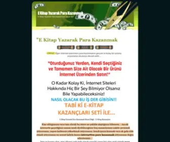 Ekitapkazanclari.com(E-Kitap Kazançları I E-Kitap Yazarak Para Kazanmak) Screenshot