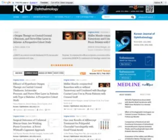 Ekjo.org(Korean Journal of Ophthalmology) Screenshot