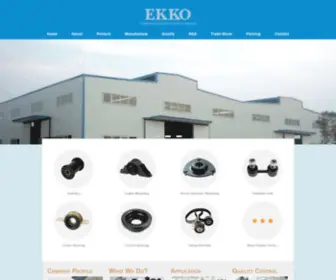 Ekko-Rubber.com(China Auto Rubber Parts Manufacturer) Screenshot