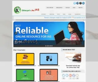 EklavyajHaias.in(IAS Coaching) Screenshot