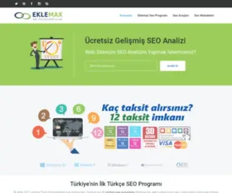 Eklemax.com(Seo programı) Screenshot