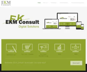 EKM-Consult.de(Webdesign) Screenshot