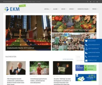 EKMD.de(Evangelische Kirche in Mitteldeutschland (EKM)) Screenshot