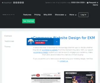 Ekmwebdesign.co.uk(Custom Web Design Service for ekmpowershop) Screenshot