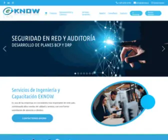 Eknow.cl(Servicios de Ingeniería y Capacitación) Screenshot