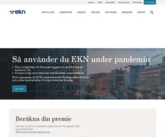 EKN.se(Exportkreditnämnden) Screenshot