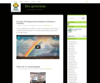 Eko-Generacija.org(Eko generacija) Screenshot