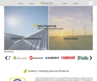 Eko-Terma.pl(Systemy i instalacje grzewcze) Screenshot