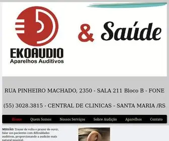 Ekoaudio.com.br(Aparelhos Auditivos em Santa Maria) Screenshot