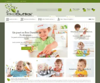 Ekobutiks.com(Jouet en bois écolo) Screenshot