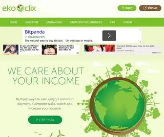 Ekoclix.com(Ekoclix) Screenshot
