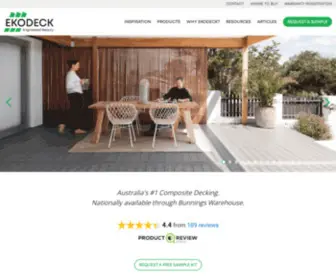 Ekodeck.com.au(Tried & Tested in Australia since 2009 with a proven history of performance. Find out why Ekodeck) Screenshot