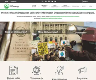 Ekoenergia.fi(Etusivu) Screenshot