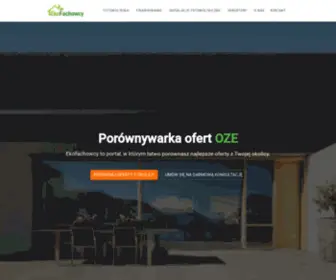Ekofachowcy.pl(Porównaj oferty mikroinstalacji OZE) Screenshot
