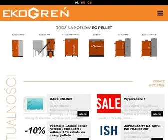 Ekogren.pl(Fabryka kotłów na Śląsku) Screenshot