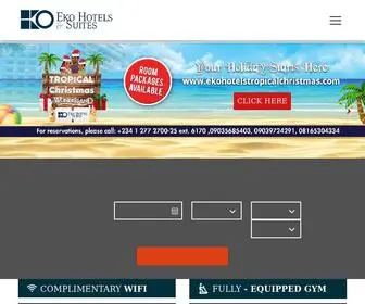 Ekohotels.com(Eko Hotels & Suites) Screenshot