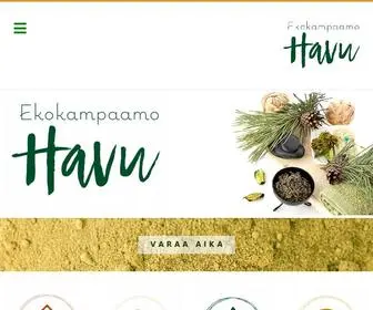 Ekokampaamohavu.fi(Ekokampaamo Havu Tampere) Screenshot