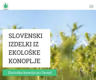 Ekokor.si(BIO CBD kapljice iz ekološke pridelave) Screenshot