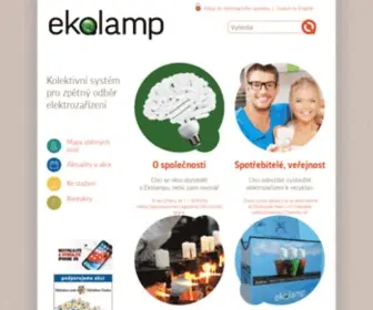 Ekolampov.cz(Třídění odpadu) Screenshot