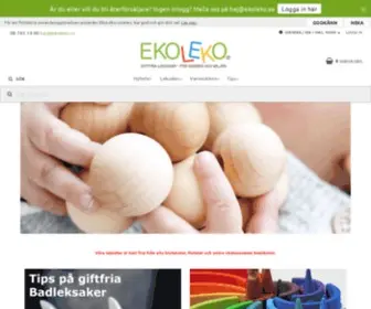 Ekoleko.se(Ekologiska) Screenshot