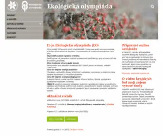 Ekolympiada.cz(Úvodní stránka) Screenshot