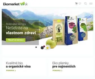Ekomarket.sk(Ekoobchod a ekodrogéria) Screenshot