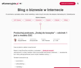 EkomercyjNie.com(Największy w Polsce serwis o e) Screenshot