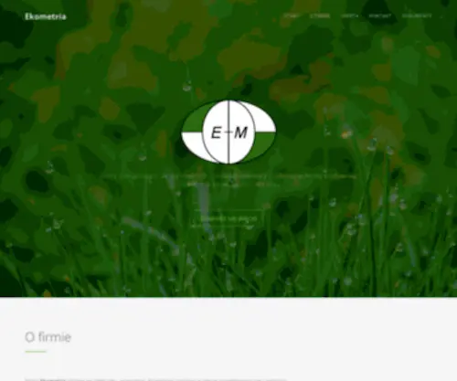 Ekometria.com.pl(O firmie) Screenshot