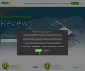 Ekomi.co.uk(The Feedback Company) Screenshot