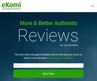 Ekomi.com(Google Seller Ratings & Product Reviews) Screenshot