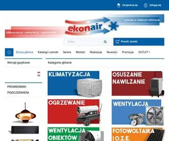 Ekonair.pl(Klimatyzatory ewaporacyjne) Screenshot