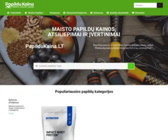 Ekonaujienos.lt(Papildu Kaina: Maisto papildų paieška ir kainų palyginimas) Screenshot