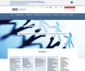 Ekonomiaspoleczna.gov.pl(Strona główna) Screenshot