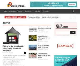 Ekonomifokus.se(Privatekonomi och bostad) Screenshot