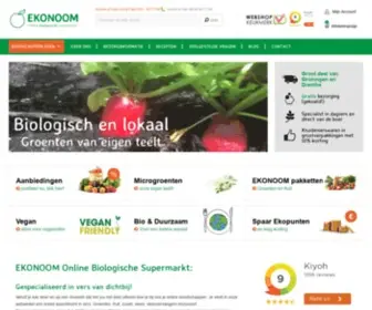 Ekonoom.nl(Biologische boodschappen online bestellen bij EKONOOM) Screenshot