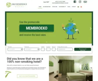 Ekoresidence.com.br(Eko Residence Hotel) Screenshot