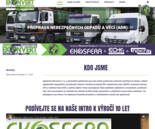 Ekosfera.cz(Ekonvert Group) Screenshot