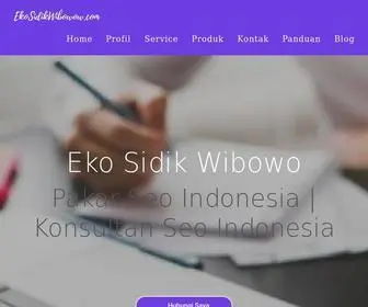 Ekosidikwibowo.com(Eko Sidik Wibowo) Screenshot