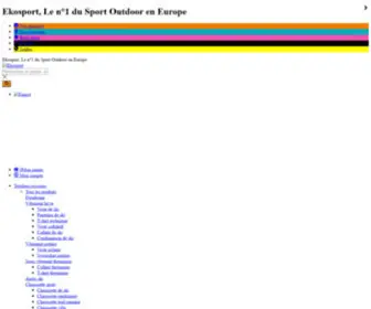Ekosport.fr(N°1) Screenshot