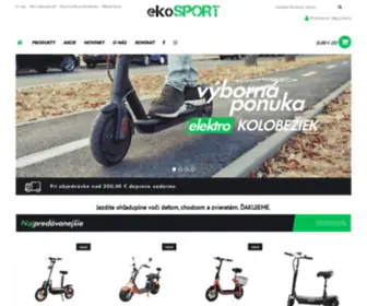 Ekosport.sk(Ekosport s.r.o) Screenshot