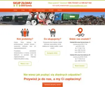 Ekosylwia.pl(Skup Złomu EKO Sylwia Wrocław) Screenshot