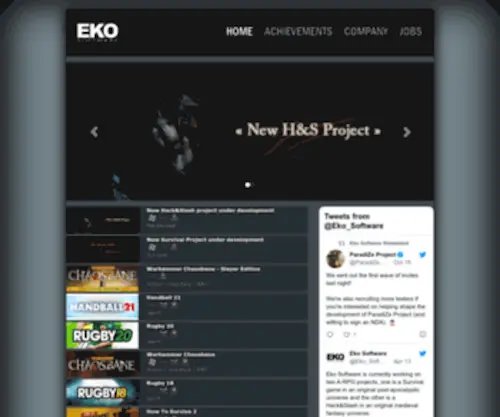 Ekosystem.com(Eko) Screenshot