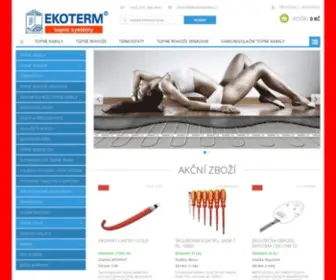 Ekotermpraha.cz(Elektrické podlahové topení) Screenshot