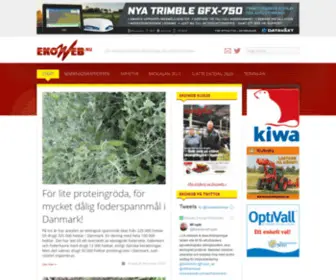 Ekoweb.nu(Din oberoende källa till kunskap om ekomarknaden) Screenshot