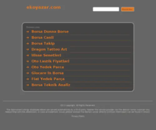 Ekoyazar.com(De beste bron van informatie over ekoyazar) Screenshot